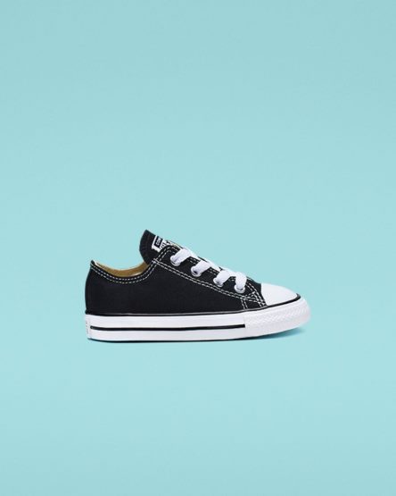 Tenis Converse Chuck Taylor All Star Classicos Cano Baixo Menina Pretas | PT G053974